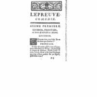 1740 : L’épreuve