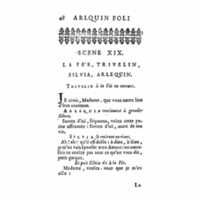 1723 : Arlequin poli par l’amour