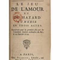 1730 : Le jeu de l’amour et du hasard