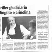 1998 : Le false confidenze (Toni Servillo), Revue de presse (Reprise 2005-2007)