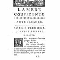 1735 : La mère confidente
