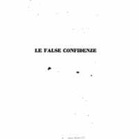 1833 : Le false confidenze