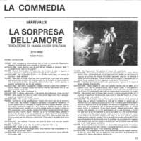 1989 : La sorpresa dell’amore (Sandro Sequi)