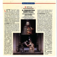 1988 : Arlecchino educato dall’amore (Marco Bernardi) revue de presse