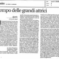 1998 : Le false confidenze (Toni Servillo), Revue de presse (Reprise 2005-2007)