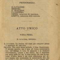 1907 : Il legato (Felicina Sacchetti Parvis)
