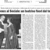 1998 : Le false confidenze (Toni Servillo), Revue de presse (Reprise 2005-2007)