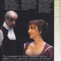 1998 : Le false confidenze (Toni Servillo), Programme (Reprises 2005-2007)