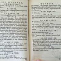 1739 : Les sincères