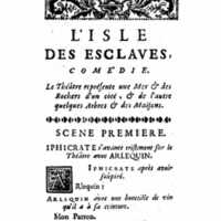 1725 : L’île des esclaves