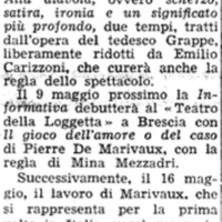 1966 : Il gioco dell’amore e del caso, Revue de presse