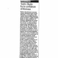 1998 : Le false confidenze (Toni Servillo), Revue de presse