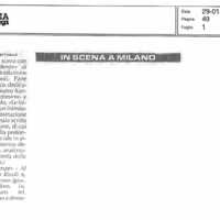 1998 : Le false confidenze (Toni Servillo), Revue de presse (Reprise 2005-2007)