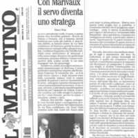 1998 : Le false confidenze (Toni Servillo), Revue de presse (Reprise 2005-2007)