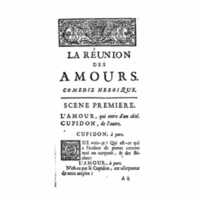 1732 : La réunion des amours