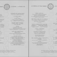 1971 : La finta serva ovvero il furbo punito, Programme du Festival de Spoleto