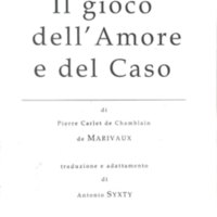 2001 : Il gioco dell’amore e del caso (Antonio Sixty)