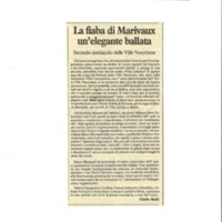 1988 : Arlecchino educato dall’amore (Marco Bernardi) revue de presse