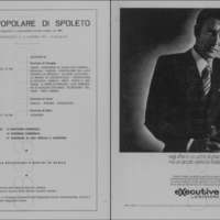1971 : La finta serva ovvero il furbo punito, Programme du Festival de Spoleto