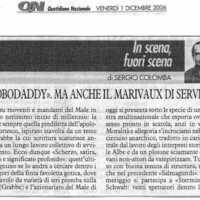 1998 : Le false confidenze (Toni Servillo), Revue de presse (Reprise 2005-2007)