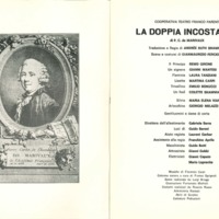 1978 : La doppia incostanza (Andrée Ruth Shammah) programme (reprise?)