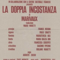 1976 : La doppia incostanza, Affiche