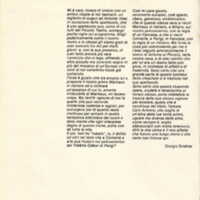 1985 : Il trionfo dell’amore, Programme