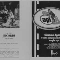 1971 : La finta serva ovvero il furbo punito, Programme du Festival de Spoleto