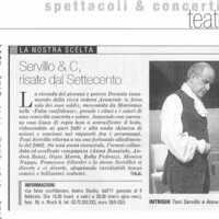 1998 : Le false confidenze (Toni Servillo), Revue de presse (Reprise 2005-2007)
