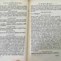 1739 : Les sincères