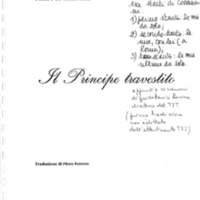 1997 : Il principe travestito (Piero Ferrero)