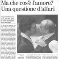 1998 : Le false confidenze (Toni Servillo), Revue de presse (Reprise 2005-2007)