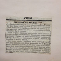 1857 : Le false confidenze, Revue de presse