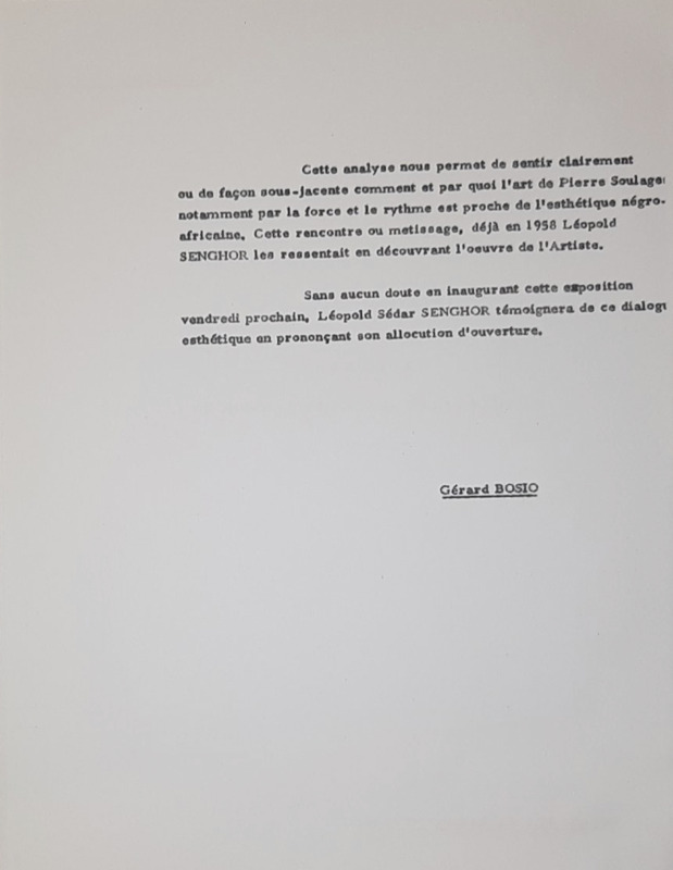 Article pour Le Soleil – Exposition P. Soulages 2