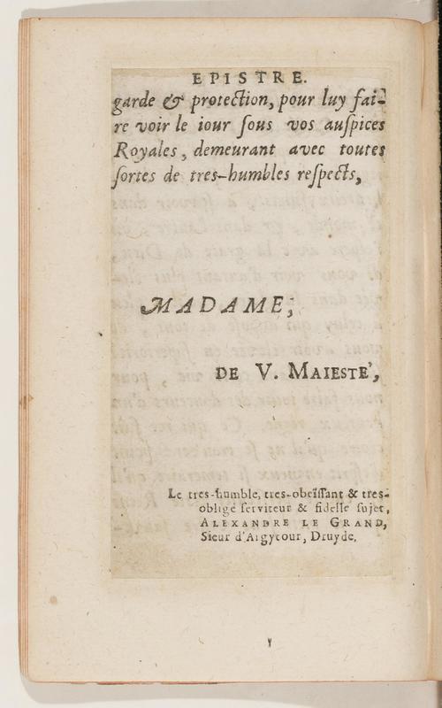 Dédicace de Le Triomphe de l'amour divin de sainte Reine, vierge et martyre Dédicace de Le Triomphe de l'amour divin de sainte Reine, vierge et martyre