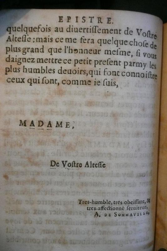 Dédicace de <em>Cariste ou les Charmes de la beauté</em> Dédicace de <em>Cariste ou les Charmes de la beauté</em>
