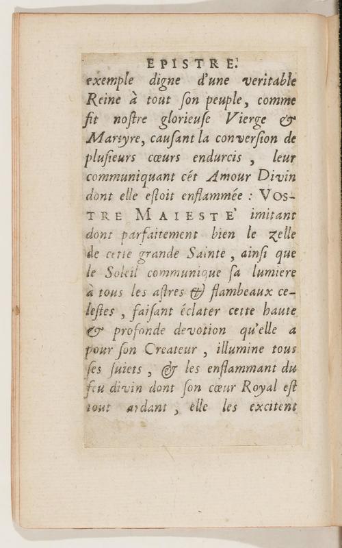 Dédicace de Le Triomphe de l'amour divin de sainte Reine, vierge et martyre Dédicace de Le Triomphe de l'amour divin de sainte Reine, vierge et martyre
