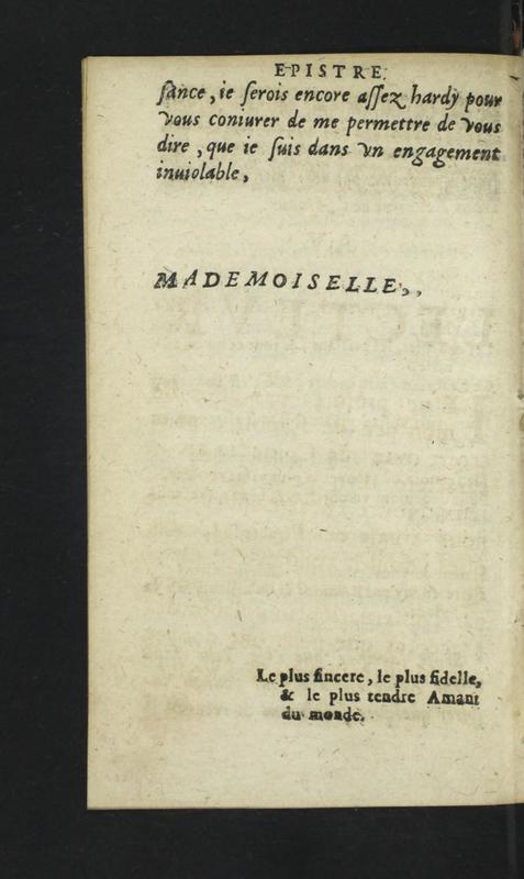 Dédicace de L'Amant douillet
