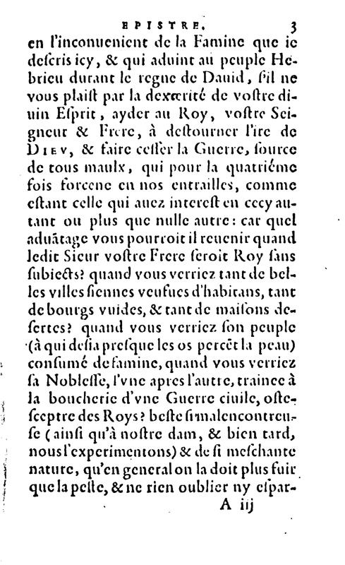 Dédicace de La Famine Dédicace de La Famine
