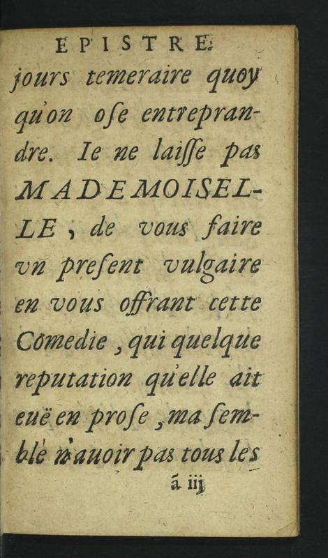 Dédicace de Les Précieuses ridicules Dédicace de Les Précieuses ridicules