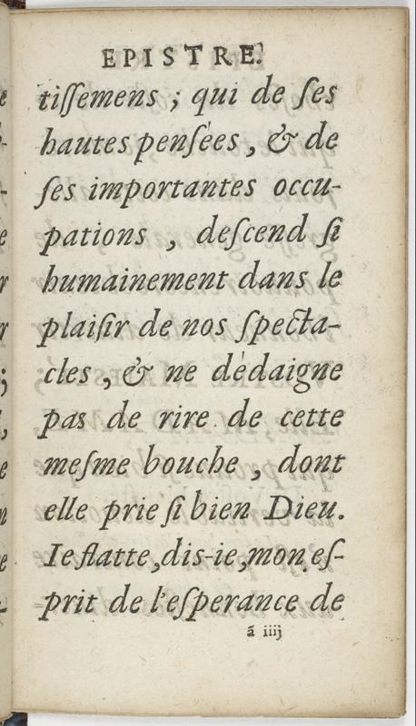 Dédicace de La Critique de l'Ecole des femmes Dédicace de La Critique de l'Ecole des femmes