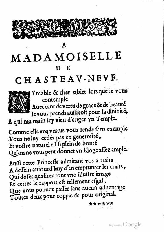 Dédicace de Alcidian ou les quatre rivaux Dédicace de Alcidian ou les quatre rivaux