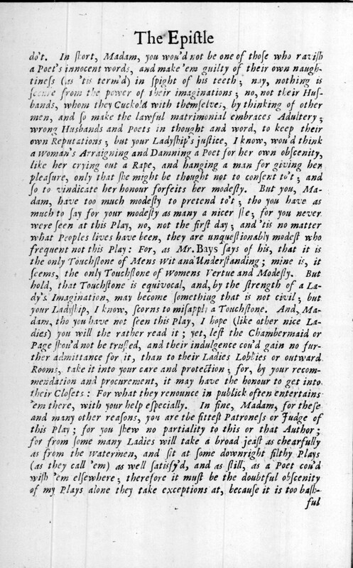 Dédicace de The plain dealer