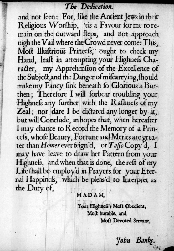 Dédicace de The unhappy favourite