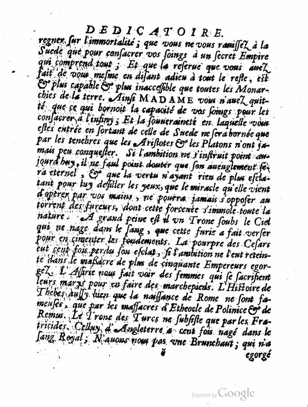 Dédicace de L'Adieu du trône