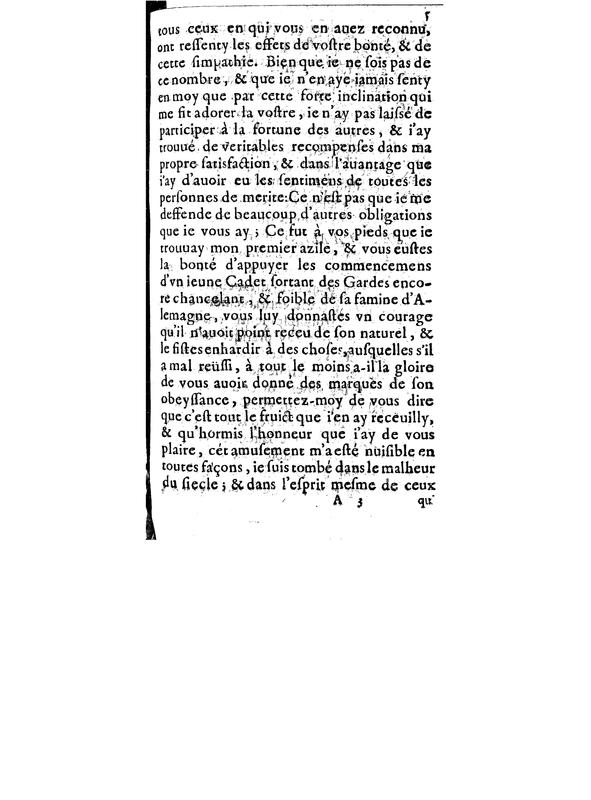 Dédicace de Le Comte d'Essex Dédicace de Le Comte d'Essex