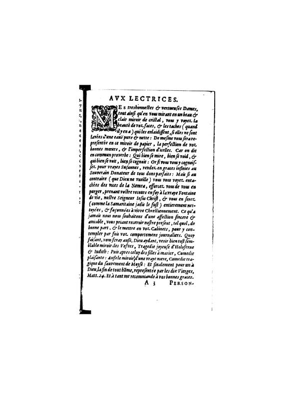 Préface de Les Comédies et Tragédies Préface de Les Comédies et Tragédies