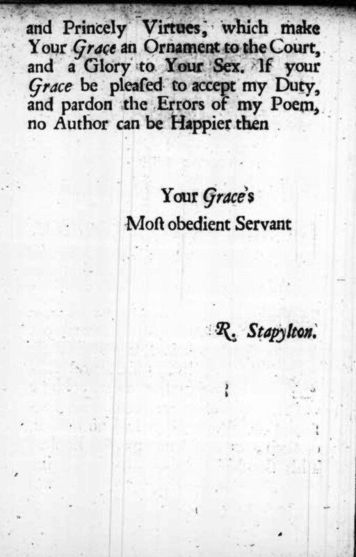 Dédicace de Hero and Leander