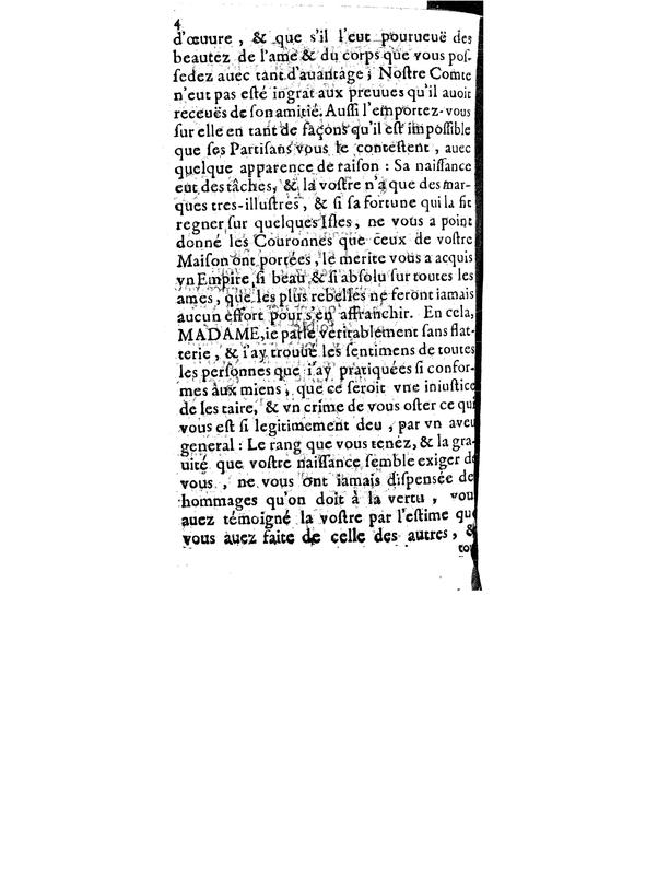 Dédicace de Le Comte d'Essex Dédicace de Le Comte d'Essex