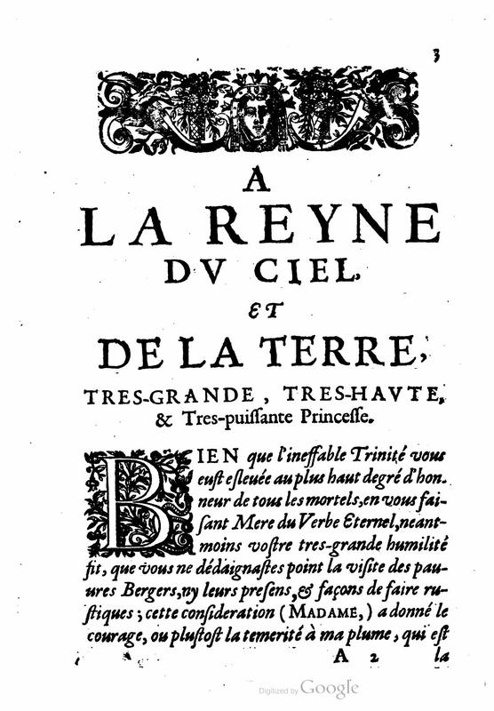Dédicace de Le Triomphe des bergers Dédicace de Le Triomphe des bergers